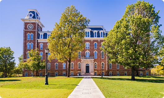 Outside shot of a university building